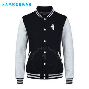 Chaqueta universitaria de moda bordada para hombre de béisbol Letterman personalizada de fabricante OEM, entrega rápida - Product Image 6