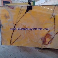 Marbre Onyx du Pakistan Orange Miel, Dalle de marbre poli moderne, Bloc de carrelage pour comptoir, Maison, Bureau, Hôtel, Design graphique - 1 an