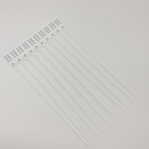 300MM Asialock Security Seal Nummerierte Kunststoff dichtungen mit eingebetteten Metall klammern - Product Image 3