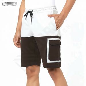 Pantalones Cortos de Algodón 100% de Alta Calidad para Hombre, Casuales de Verano, Transpirables, con Cordón en la Cintura, Color Sólido, Nuevos y Lisos Teñidos, para Verano - Product Image 1