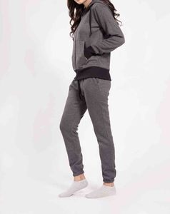 2025 ropa personalizada para mujer cómoda de algodón Tech Fleece mujer estampado personalizado chándal de gran tamaño con cremallera conjunto de dos piezas ropa de mujer - Product Image 2