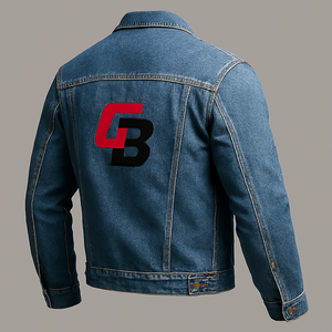 Veste en jean décontractée pour hommes bleu automne avec poche tridimensionnelle coupe légèrement ample nouveau Design de mode - Product Image 3