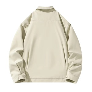 เสื้อแจ็คเก็ตธุรกิจแฟชั่นเรียบง่ายสำหรับผู้ชาย ปกพับได้ เหมาะสำหรับใส่ทำงานและใส่ลำลอง ดีไซน์ผ้าไม่ถักทอ - Product Image 2