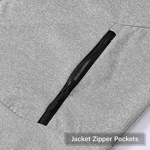 Top Venta de alta calidad gris cremallera chándales hombres 2025 nuevos hombres moda Casual gimnasio chándales logotipo personalizado JoggerSuit para hombres - Product Image 4