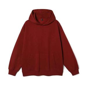 Sweat à capuche en coton mélangé OEM pour hommes Pull à manches longues personnalisé avec broderie Impression numérique lavé fabriqué à partir de polaire - Product Image 3