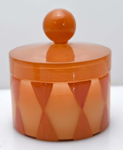 Durable Eco-Friendly Tinted Glass Cylindrical <b>Candle</b> Jar with Lid Handmade for Birthday, Christmas, Home Decor and <b>Dinner</b> - Product Image 5