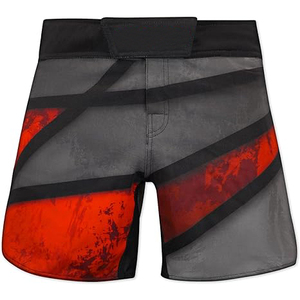 Shorts de combat MMA pour hommes, shorts d'entraînement de gym, shorts de grappling légers en polyester, vêtements de sport en gros - Product Image 4