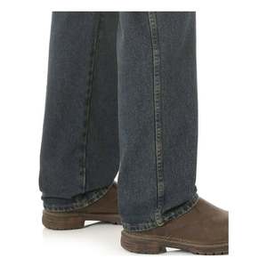 Maden Vintage Men's 15,6 oz Selvedge Raw Denim Jeans Pantalones de pierna ancha con cremallera YKK Fly Straight Fit Jeans para Otoño e Invierno - Product Image 4