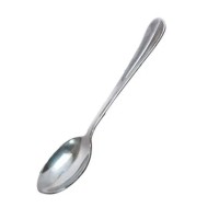 Cuillère à mesurer en acier inoxydable de formes ovales à bas prix cuillère à dîner classique en acier inoxydable fabriquée à la main indienne