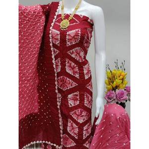 Costume pour femme en bandhani sibori bleu pishta - Product Image 2