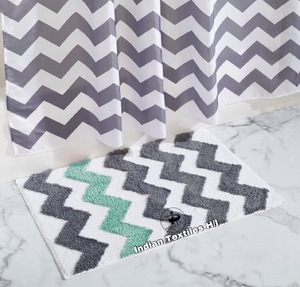 INDIAN TEXTILES H/L-Alfombras de baño de diseño de secado rápido para Baño - Product Image 4