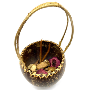 Handcrafted Coconut Shell <b>Vase</b> | Eco-Friendly Natural Decorative <b>Vase</b> from Vietnam - Product Image 3