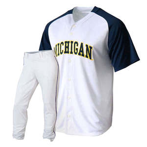 2023 Diseño personalizado Uniforme de béisbol Poliéster de alta calidad Ropa deportiva al aire libre Mejor diseño de conjunto - Product Image 2