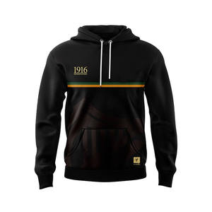 Sudaderas con capucha de algodón 100% para hombre, ropa de fábrica transpirable con estampado Digital, patrón sólido, servicio OEM, logotipo frontal, cuello con capucha de invierno - Product Image 1