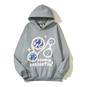 Sweat-shirts à capuche unisexes de haute qualité avec impression en relief - Style streetwear, sweat-shirt de sport confortable pour hommes et femmes, prix de gros - Product Image 5