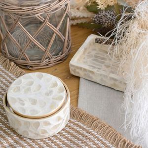 Stylish Designer Mop <b>Coasters</b> With Natural Texture Ideal For Preventing <b>Heat</b> Damage And Enhancing Tabletop Beauty Daily - Product Image 6