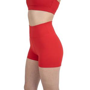 Short d'entraînement taille haute pour femme Booty-Lifting respirant double couche poches latérales loisirs de plein air Fitness Yoga Shorts - Product Image 3