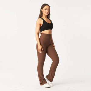 Conjunto de Yoga de Dos Piezas para Mujer, Cintura Elástica con Logotipo Personalizado de Alta Calidad, Elástico en Cuatro Direcciones, Transpirable y Ecológico - Product Image 5