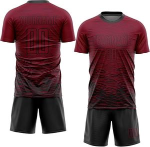 Uniforme de Fútbol Personalizado de Primera Calidad, Impresión Digital, Transpirable, Manga Corta, Conjunto de Camiseta de Fútbol Unisex para Clubes - Product Image 4
