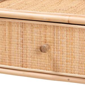 Estante de exhibición de ratán elegante con almacenamiento de cajones Organizador perfecto para decoración del hogar bohemio - Product Image 5