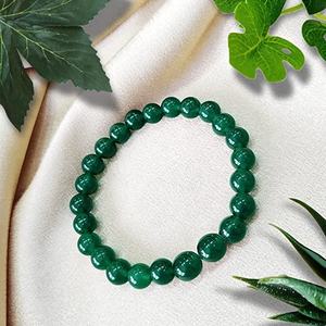 Green Jade Crystal <b>Bracelet</b> for Reiki Healing Semi Precious Gemstone <b>Bracelet</b> for Men | Women | <b>Boys</b> | Girls - Product Image 6