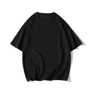 Camisetas de Hombre, Talla Grande, Cuello Redondo, Ropa Deportiva, Diseño Elegante, Transpirable, Mangas Cortas, Hombros Caídos, Color Puro, Personalizable - Product Image 2