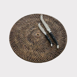 100% material ecológico bambú tejido a mano Rectangular ratán algas marinas manteles individuales naturales estera de secado de mesa cocina directa - Product Image 5