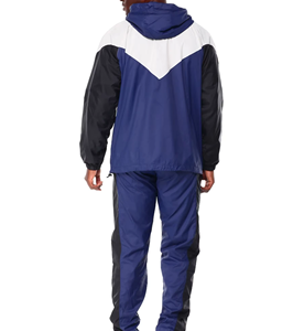 Men Lightweight Nylon Tracksuit Blank Zip up Windbreaker Jacket and Track Pants <b>Set</b> Windbreaker Tracksuits Custom Polyester <b>Set</b> - Product Image 4