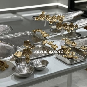 ชุดช้อนสลัด2ชิ้นทำจากทองเหลืองด้ามยาวดีไซน์ดีไซน์เนอร์ทำด้วยมือช้อนเสิร์ฟอาหารสไตล์ร้านอาหาร - Product Image 5