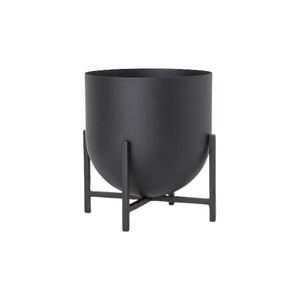 Nouvelle décoration de mariage plantation avec support Pot dernière conception Vase à fleurs couleur noire pour intérieur et extérieur porte décorative à la main - Product Image 1