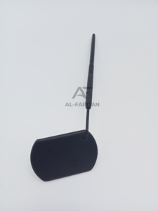 Pince à épiler d'extension de cils en acier inoxydable durable avec logo personnalisé Miroirs à cils de forme carrée en papillon noir - Product Image 4