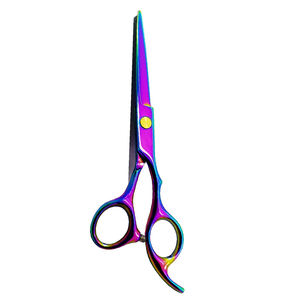 2025 gros professionnel barbier coupe de cheveux ciseaux incurvé lame tranchante en acier inoxydable de haute qualité - Product Image 3