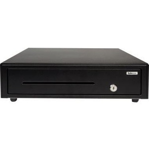 Caja de Seguridad de Acero Negra SAFESCAN de 41 x 11.5 x 41.5 cm con 4 Compartimentos para Billetes y Monedas - Product Image 1