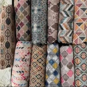 Innovadora tela de rayón Majisa para impresiones digitales, bordado Chikan elástico ecológico, textil embellecido Premium para niñas a granel - Product Image 2