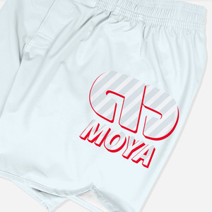 กางเกงขาสั้น MMA สำหรับผู้ชายการระเหิดแบบเรียบ2024สีสดใสโลโก้ตามสั่ง - Product Image 3