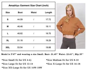 Sudadera con capucha de algodón de calle alta de alta calidad Sudadera con capucha de manga larga de Color sólido sin bolsillo para mujer Sudaderas con capucha personalizadas con tu logotipo - Product Image 4