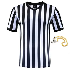 Style Referee Shirt for Basketball Football Men Quick-Drying T-shirts Referee Wearing Sporting Goods Referee Shirt for Sports