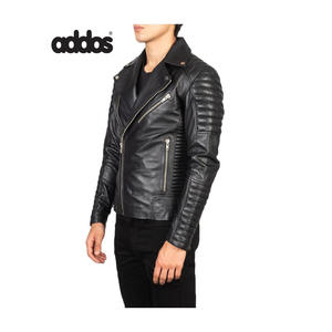 Chaqueta de cuero para hombre 100%, Material transpirable de alta calidad, chaqueta de cuero para hombre, nueva chaqueta de cuero elegante para hombre para adultos - Product Image 4