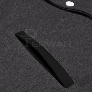 แจ็กเก็ตเลตเตอร์แมนของผู้ชายคอตั้งและโลโก้ด้านหน้า - Product Image 6