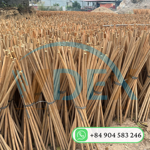 Palo de fregona recubierto de PVC exterior con rosca italiana, tapa corta multicolor - Product Image 2