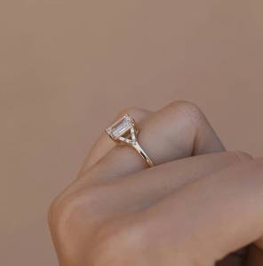 แหวนหมั้นเพชร,แหวนหมั้นเพชรก้านแยกสำหรับห้องแล็บเจียระไน - Product Image 5