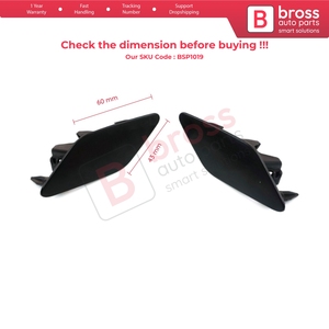 BSP1019 Headlight <b>Washer</b> Cover Cap Set 3G0807937 38 for Passat B8 3G 2015-2019 - Product Image 6