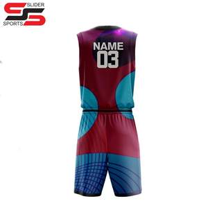 Camisetas de baloncesto personalizadas al por mayor, uniforme de baloncesto con logotipo impreso por sublimación - Product Image 2