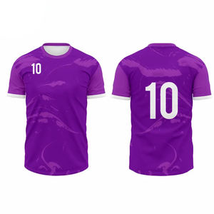 Camiseta de fútbol de corte automatizado de alto rendimiento para hombres, camisetas deportivas de manga corta con número de equipo personalizado a los precios más baratos - Product Image 4