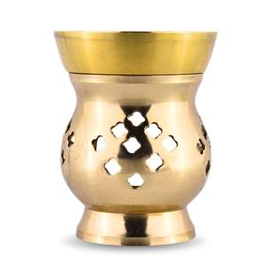 Difusor de Aroma de Metal de Latón, Difusor de Aceite Perfumado, Lámpara Quemadora, Artesanías, Difusor de Latón, Lámpara de Aceite Diya - Product Image 4