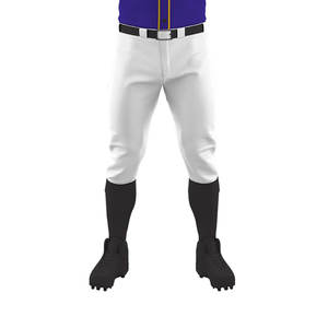 Uniformes de béisbol para equipos hechos con tela de poliéster ligera, estilo con botones, con impresión de nombre y número. - Product Image 4