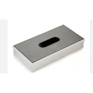 Boîte à mouchoirs créative en métal martelé à la main accessoires décoratifs carrés antiques pour la maison cuisine salon ou tout autre espace - Product Image 3