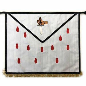 Masonic Regalia Bordado Masons Delantal Masonic Artículos y accesorios Masters English Regulation - Product Image 1