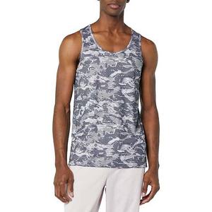 Camisetas sin mangas de Material de algodón transpirable de alta calidad para ropa de hombre de talla grande diseño de camuflaje camisetas sin mangas con estampado de sublimación para hombre - Product Image 1