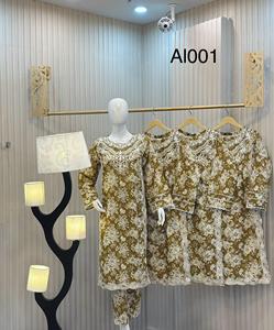 SSumaira Collection Brodé Khaddar 3 Pièces Plazo Salwar Kameez Costume Collection Hiver, Disponible en 4 Couleurs - Product Image 3